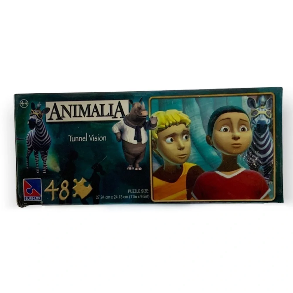 Animalia Televsion Series Childs Jigsaw Puzzle Tunnel Vision 48 piece SEALED